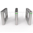 Full Height Speed Gate Turnstile 304 Stainless Steel Security Swing Gate with Card Reader