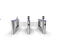 SUS316 304 Face Recognition Turnstile Subway RFID Flap Barrier Access Control System