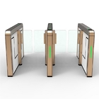 Entrance Speed Gate Turnstile , Round Turnstile Swing Gate With Face Recognition