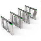 Pedestrian Office Security Gates Swing Barrier RS232 Access Control Gate
