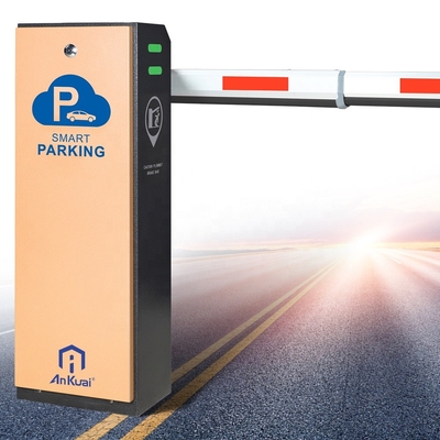 Electric 110V LPR Parking System DC 24V , Automatic Traffic Boom Barrier Fast Speed