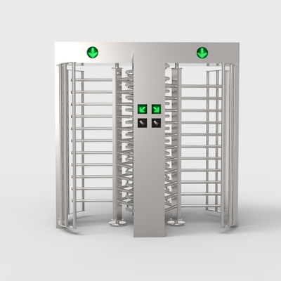 IC ID Magcard Bar Code Security Revolving Doors Turnstile Full Height Access Control