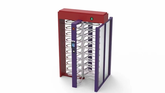 Electronic Pedestrian High Security Turnstile , Subway Security Gate Access Control Systems