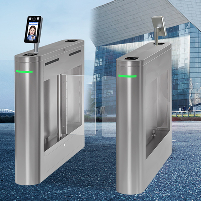 Face Recognition Terminal stainless steel Turnstile Customized Power And Size